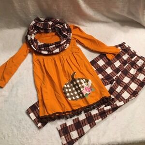 Girls Fall Boutique outfit Large‎ (size girls 5)